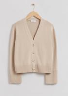 Other Stories Oversized Boxy Wide-sleeve Cardigan - Beige