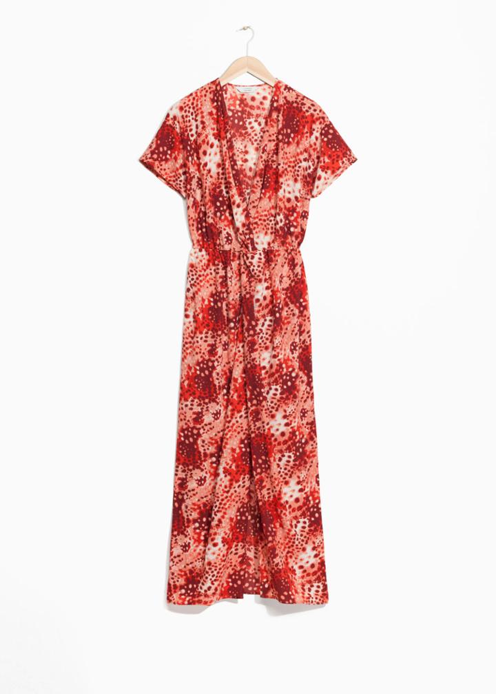 Other Stories Wrap Dress - Red