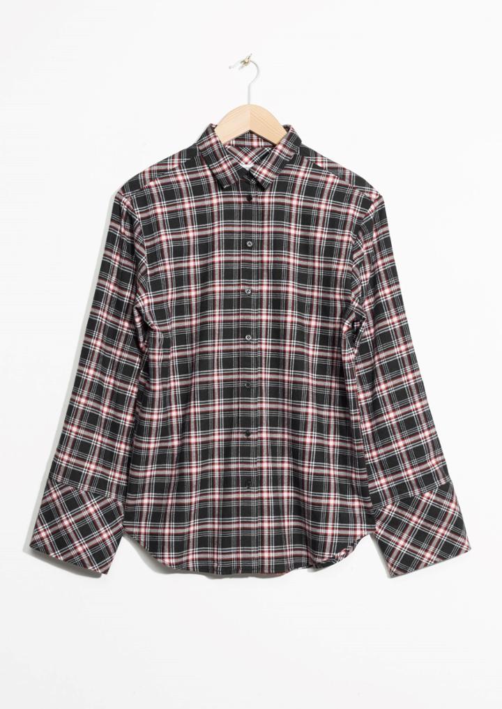 Other Stories Check Cotton Shirt