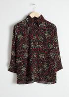 Other Stories Button Up Shirt - Red