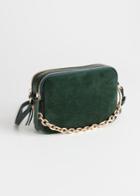 Other Stories O-ring Chain Crossbody Bag - Green