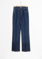 Other Stories High Waisted Flare Jeans - Blue