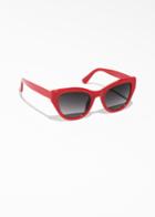 Other Stories Cat Eye Sunglasses - Red