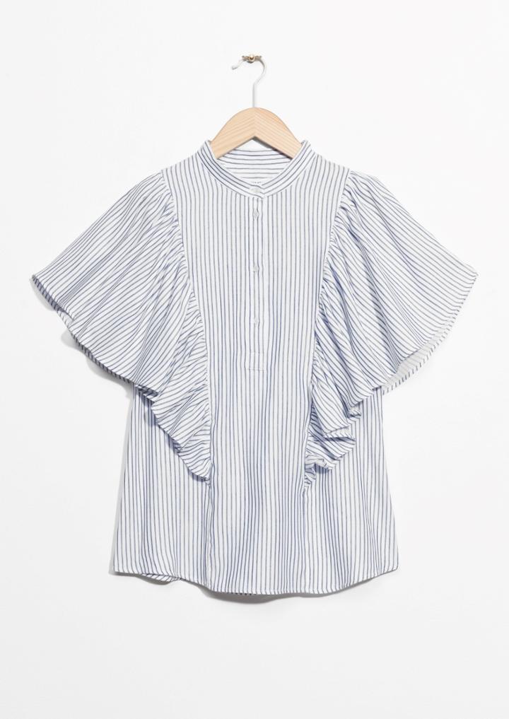 Other Stories Flounce Cotton Top