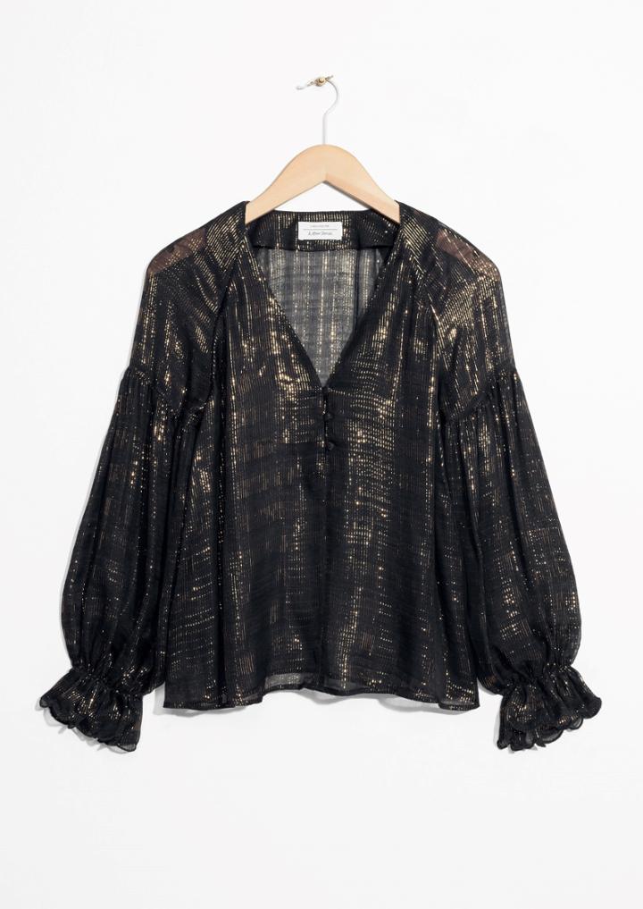 Other Stories Gilded Blouse