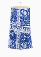 Other Stories Pleats Panel Skirt - Blue