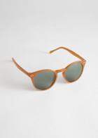 Other Stories Rounded Sunglasses - Orange