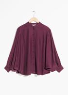 Other Stories Batwing Sleeve Blouse - Purple