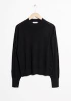Other Stories Straight Mock Neck Sweater