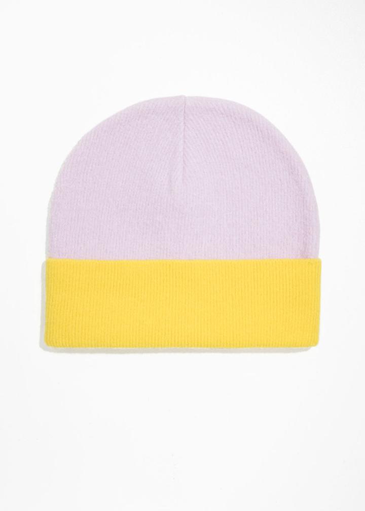 Other Stories Wool Beanie - Purple