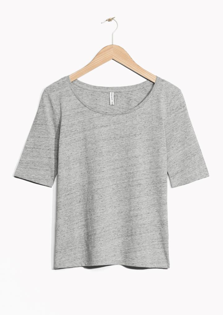 Other Stories Melange Cotton T-shirt