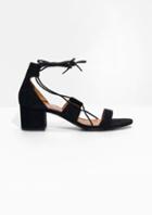 Other Stories Suede Lacing Sandal