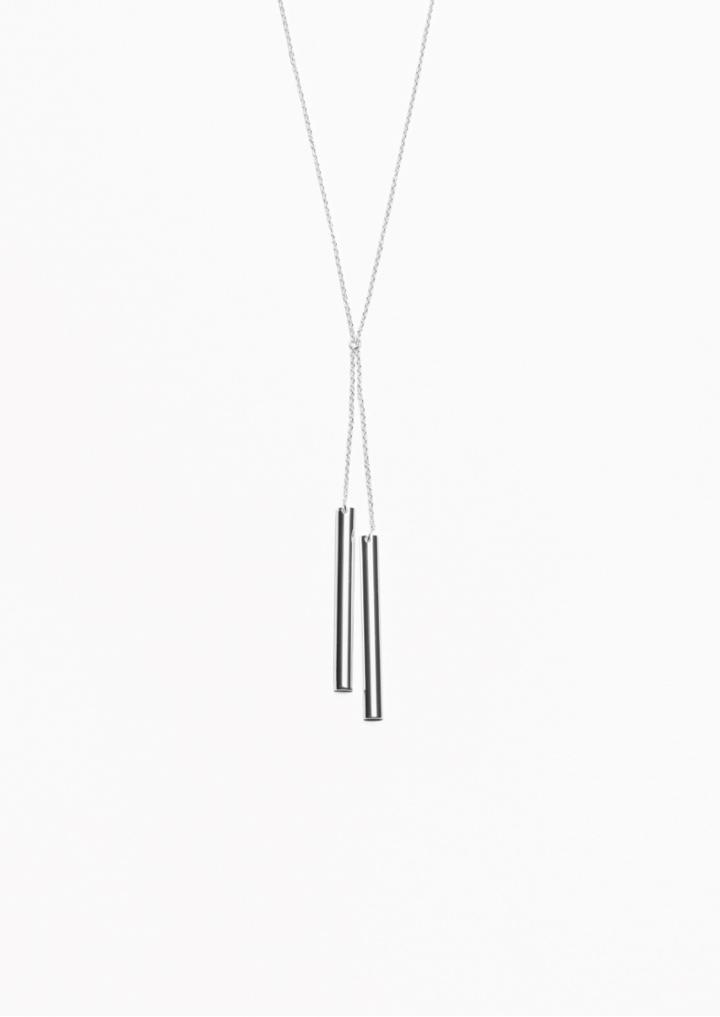 Other Stories Bar Pendant Necklace