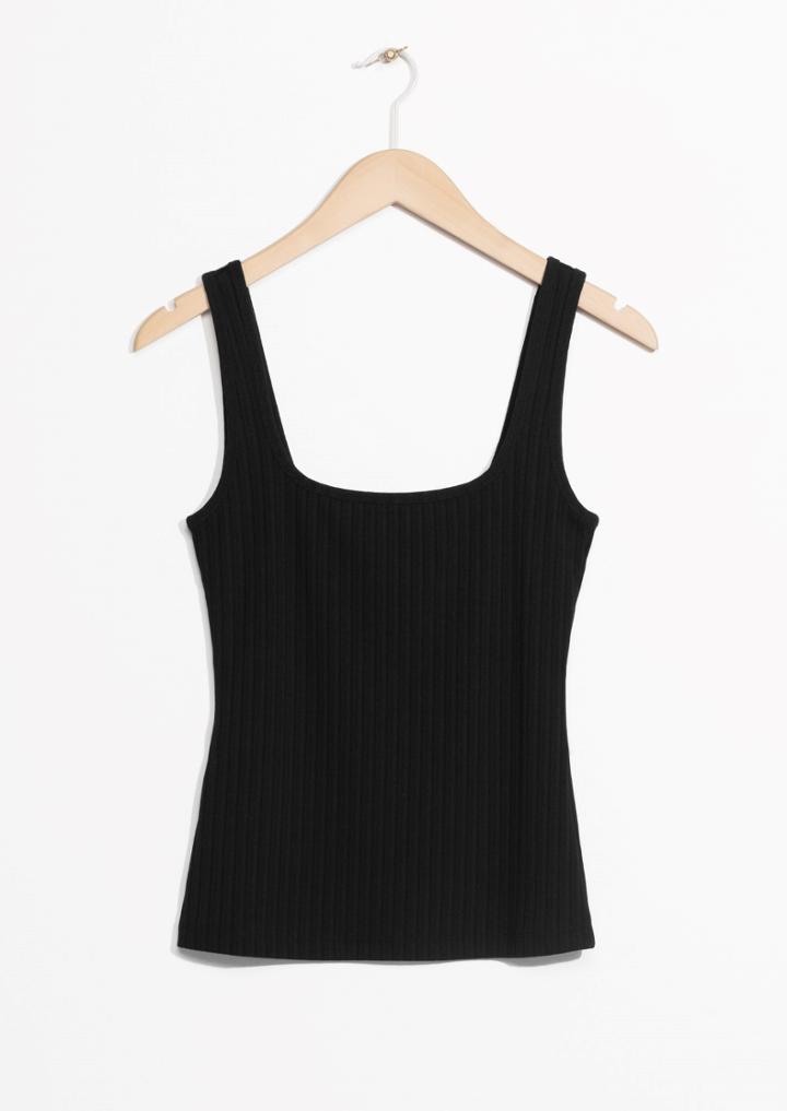 Other Stories Ribbed Tank Top