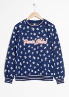 Other Stories Vintage Floral Sweater - Blue