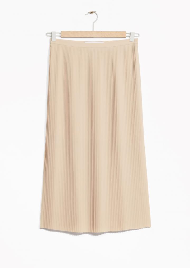 Other Stories Pleats Panel Skirt