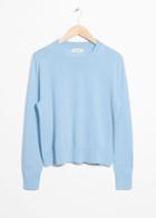 Other Stories Cashmere Knit Sweater - Blue