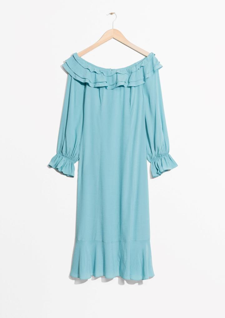 Other Stories Layered Frill Dress