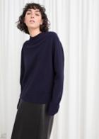 Other Stories Relaxed Fit Cashmere Sweater - Blue