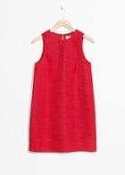 Other Stories Sleeveless Cocoon Dress - Red
