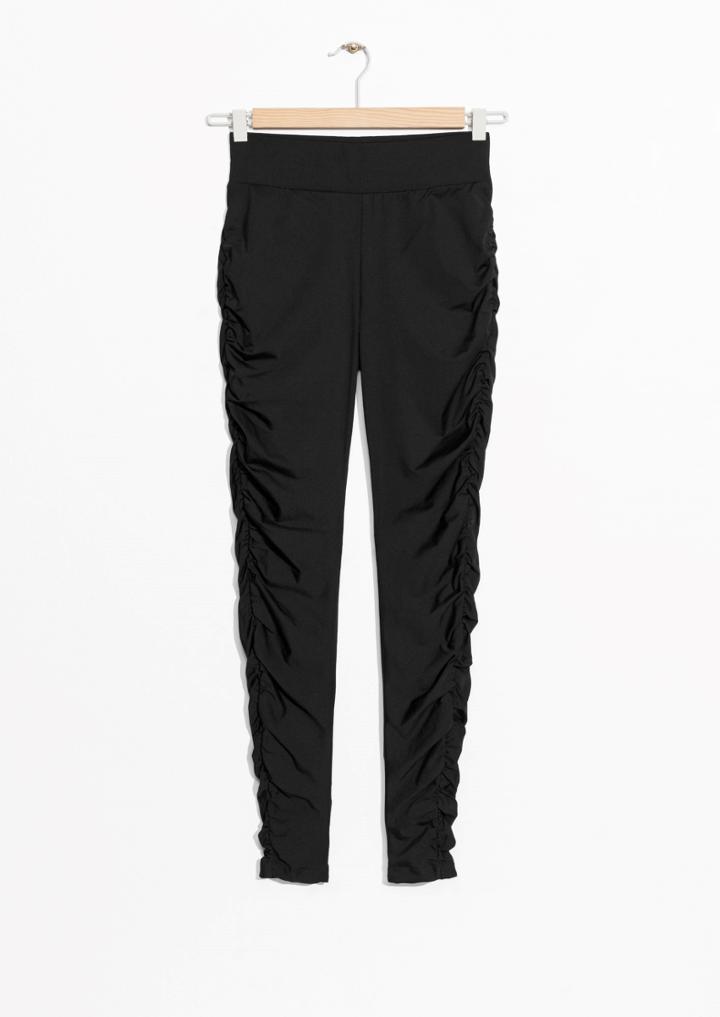 Other Stories Shirred Leggings