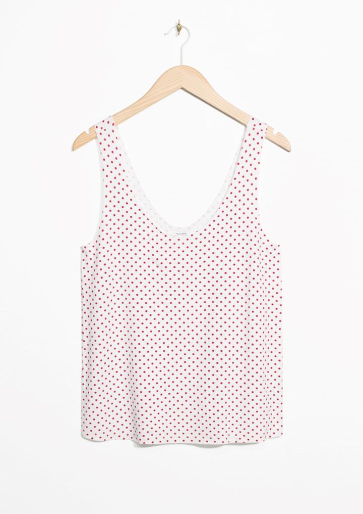 Other Stories Polka Dot Tank Top