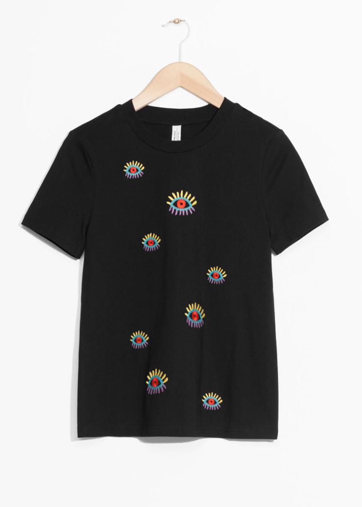Other Stories Eye Tee - Black