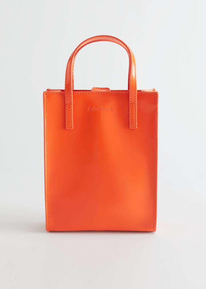 Other Stories Vertical Mini Tote Bag - Yellow