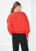 Other Stories Puffy Sweater - Orange