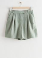 Other Stories Tailored Shorts - Green