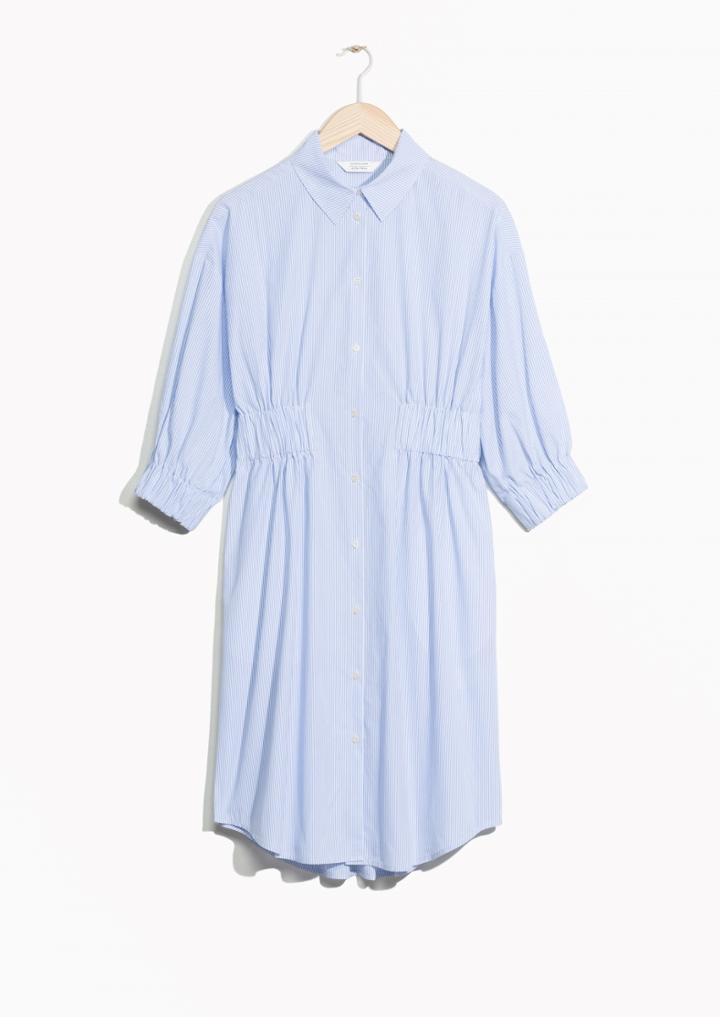Other Stories Striped Shirt Dress