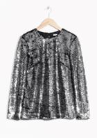 Other Stories Sequined Top