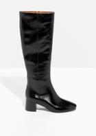 Other Stories Retro Patent Leather Boots