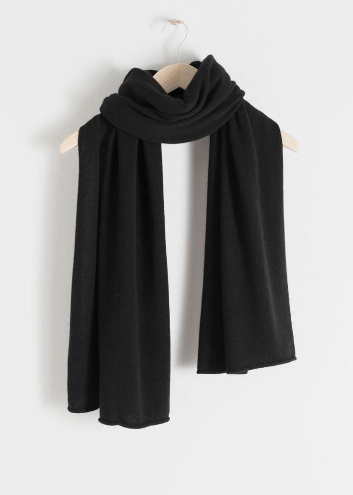 Other Stories Cashmere Scarf - Black