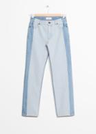 Other Stories Two-toned Jeans - Blue