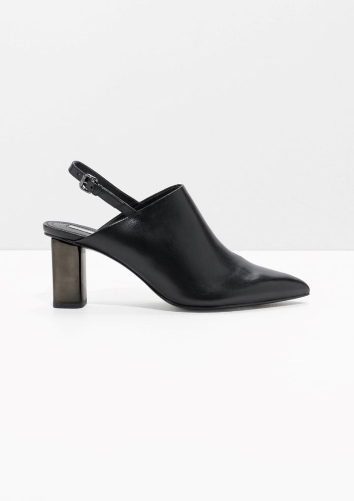 Other Stories Pointed Slingback Mules