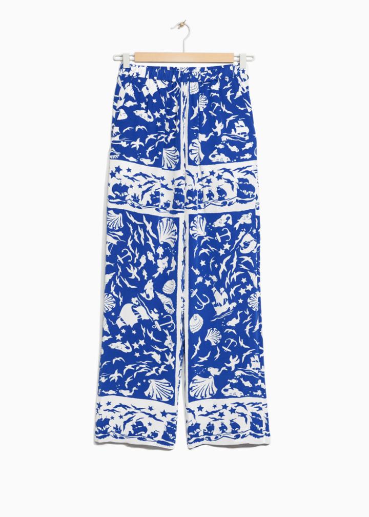 Other Stories Shoreline Pull-on Trousers - Blue