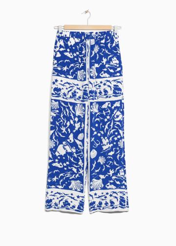 Other Stories Shoreline Pull-on Trousers - Blue