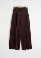 Other Stories Wide Corduroy Trousers - Brown
