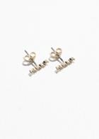 Other Stories Quad Stone Studs - Gold
