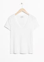 Other Stories Round Neck Jersey T-shirt