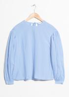 Other Stories Billowy Blouse - Blue