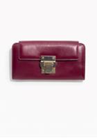 Other Stories Gold Lock Leather Wallet