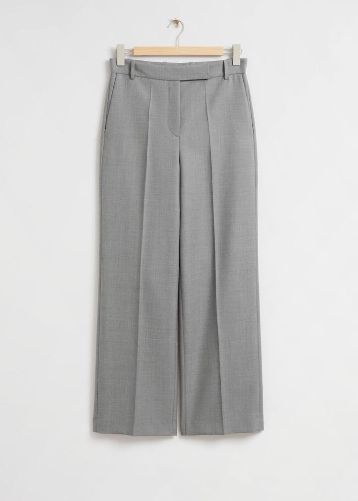 Other Stories Relaxed Tailored Suit Trousers - Beige