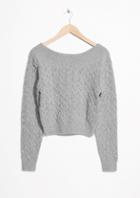 Other Stories Wool-blend Cable-knit Sweater