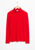 Other Stories Merino Wool Jumper - Red