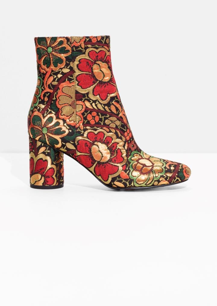 Other Stories Bloom Jacquard Boots