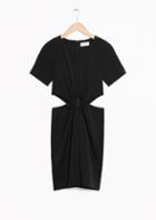 Other Stories Cutout Buckle Dress