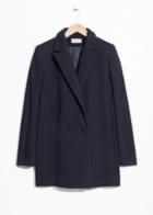 Other Stories Double-breasted Blazer - Blue