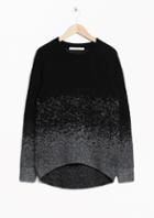 Other Stories Metallic Mohair-blend Sweater